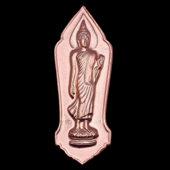 Walking Buddha Amulet Pendant 25th Century