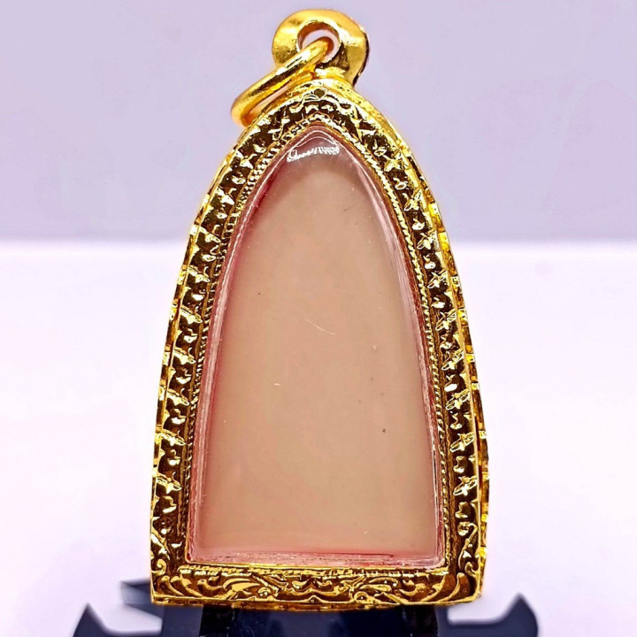 Luang Pu Thuat Amulet Gold Plated Frame