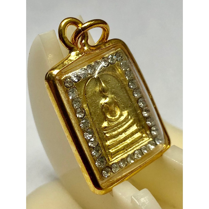 Phra Somdej Wat Rakang Gold Plated Buddha Pendant