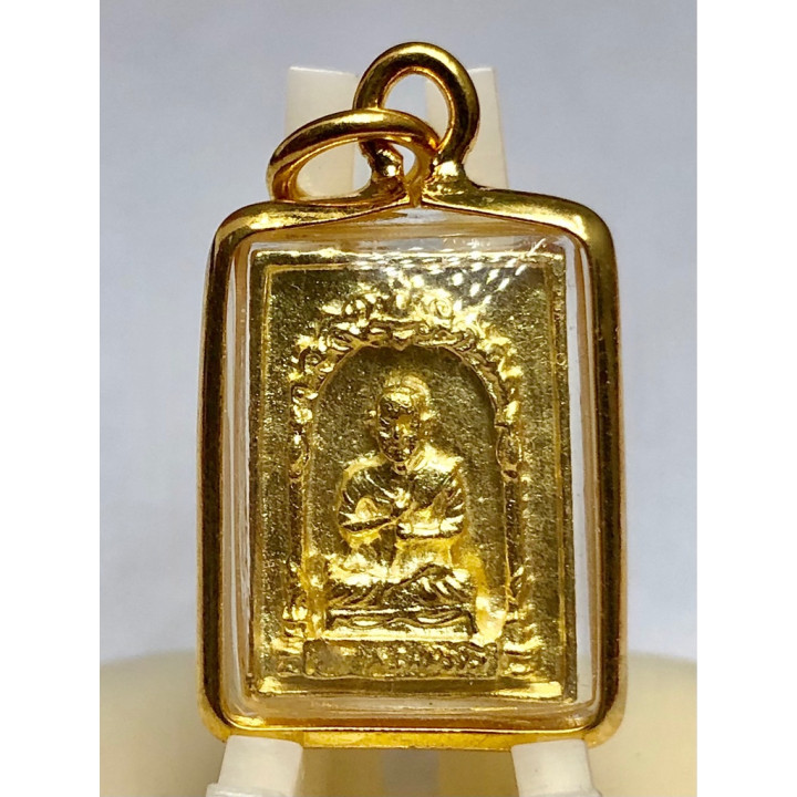Phra Somdej Wat Rakang Gold Plated Buddha Pendant