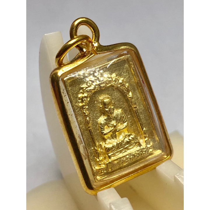 Phra Somdej Wat Rakang Gold Plated Buddha Pendant