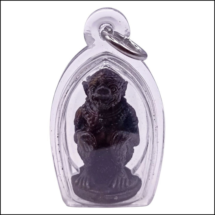 Hanuman Luang Pu Tim Amulet Pendant 4x2.5 cm