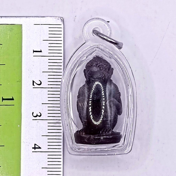 Hanuman Luang Pu Tim Amulet Pendant 4x2.5 cm