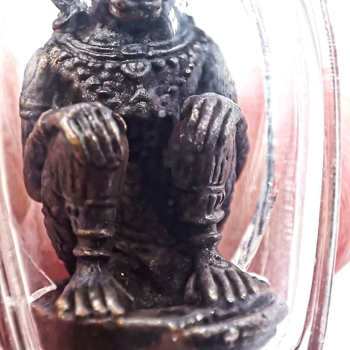 Hanuman Luang Pu Tim Amulet Pendant 4x2.5 cm