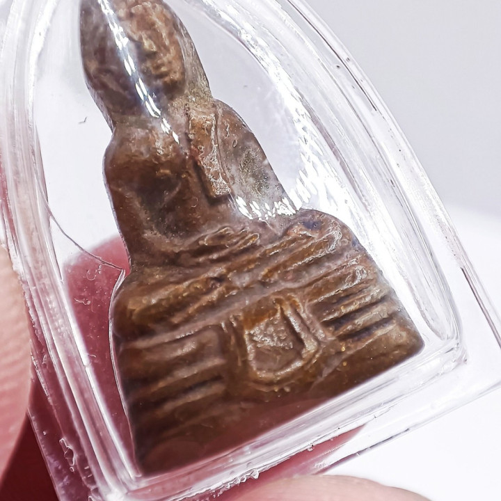 Phra Kring Luang Por Sothorn Copper Buddha Amulet