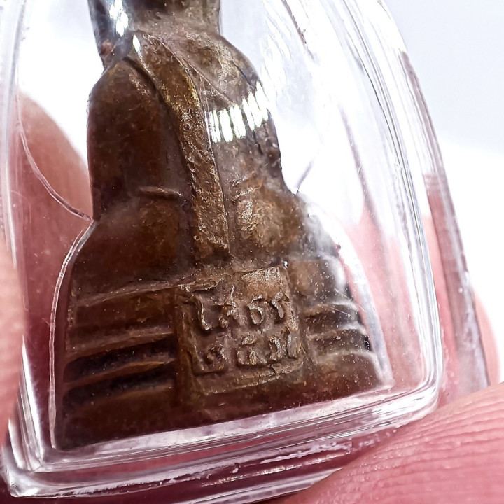 Phra Kring Luang Por Sothorn Copper Buddha Amulet