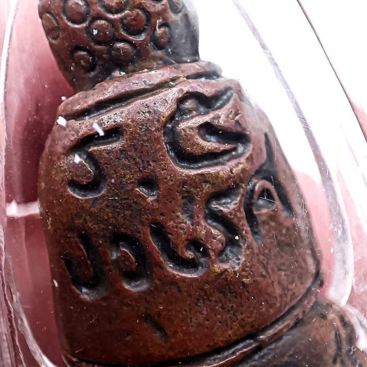 Phra Kring Pavaret Copper Amulet with Waterproof Case