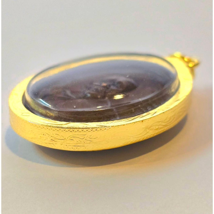Luang Por Daeng Wat Khao Bandai It Copper Amulet