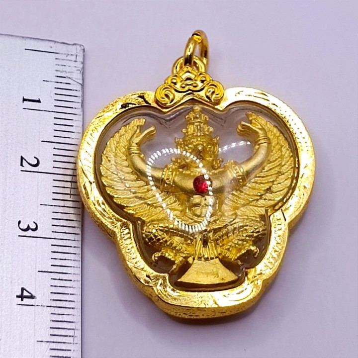 Garuda Luang Por Warah Amulet Gold Plated