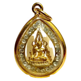 Phra Chinnarat Buddha Pendant Gold Plated