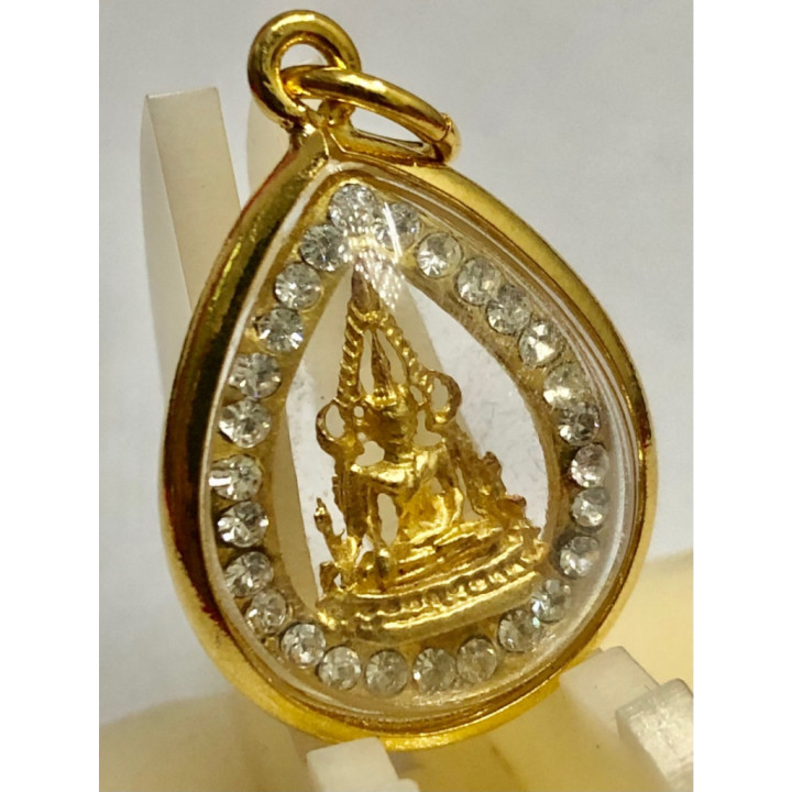 Phra Chinnarat Buddha Pendant Gold Plated