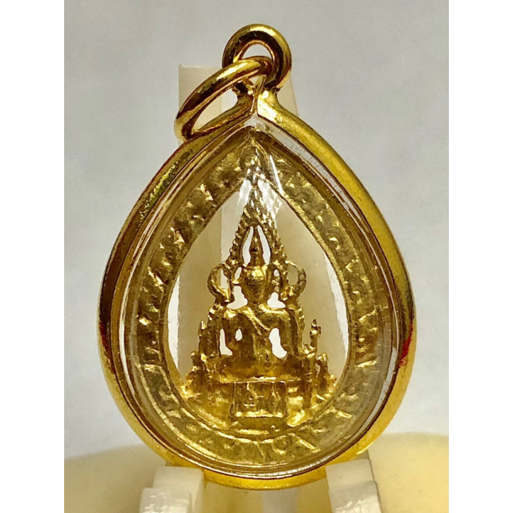 Phra Chinnarat Buddha Pendant Gold Plated