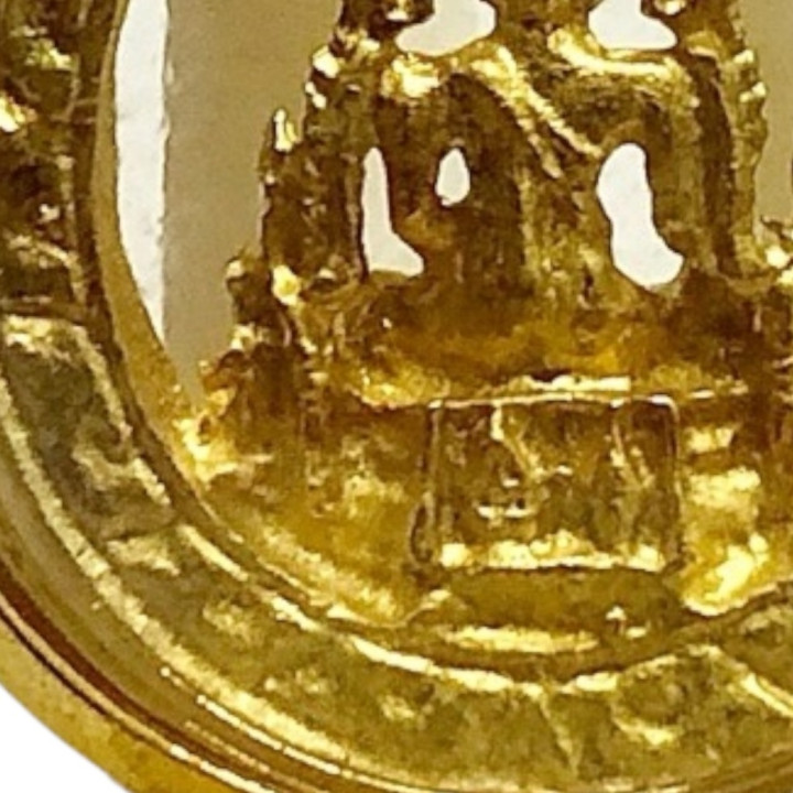 Phra Chinnarat Buddha Pendant Gold Plated