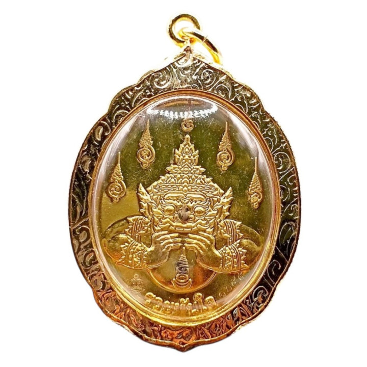 Thao Wessuwan Rahu Om Chan Amulet Pendant