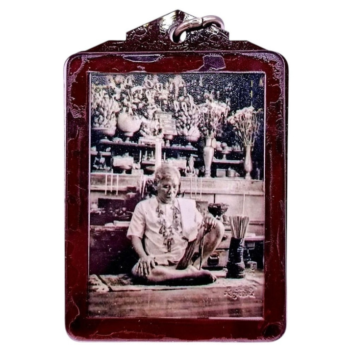 Phra Pong Nuanmana Photo Amulet Waterproof Case