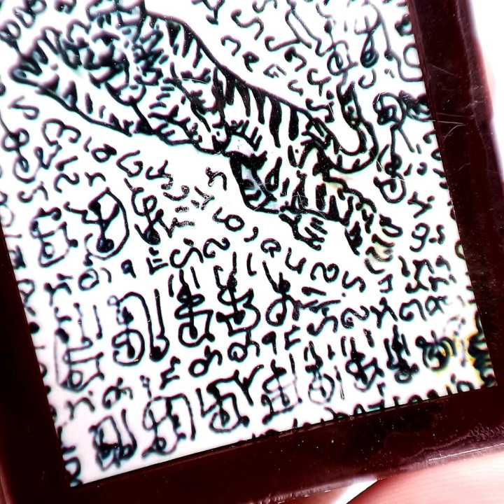 Phra Pong Nuanmana Photo Amulet Waterproof Case