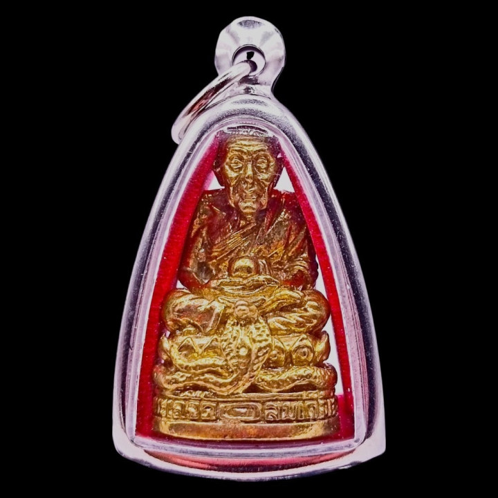 Luang Pu Thuat Brass Amulet Pendant