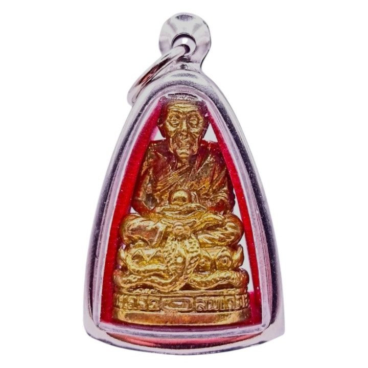 Luang Pu Thuat Brass Amulet Pendant