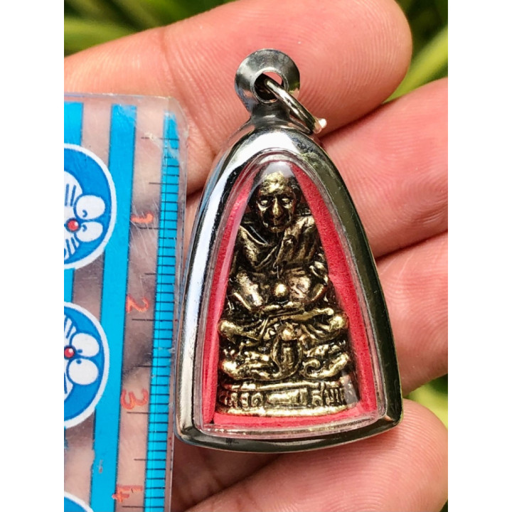 Luang Pu Thuat Brass Amulet Pendant