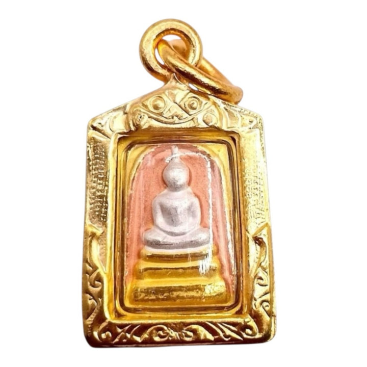 Phra Somdej Buddha Pendant Wat Rakang Gold Plated