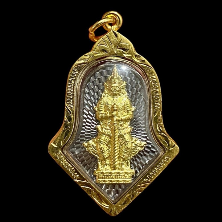 Vesak Suwan Amulet Gold Plated Pendant