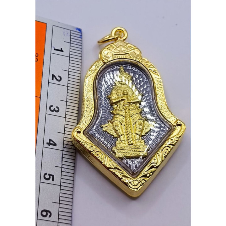 Vesak Suwan Amulet Gold Plated Pendant