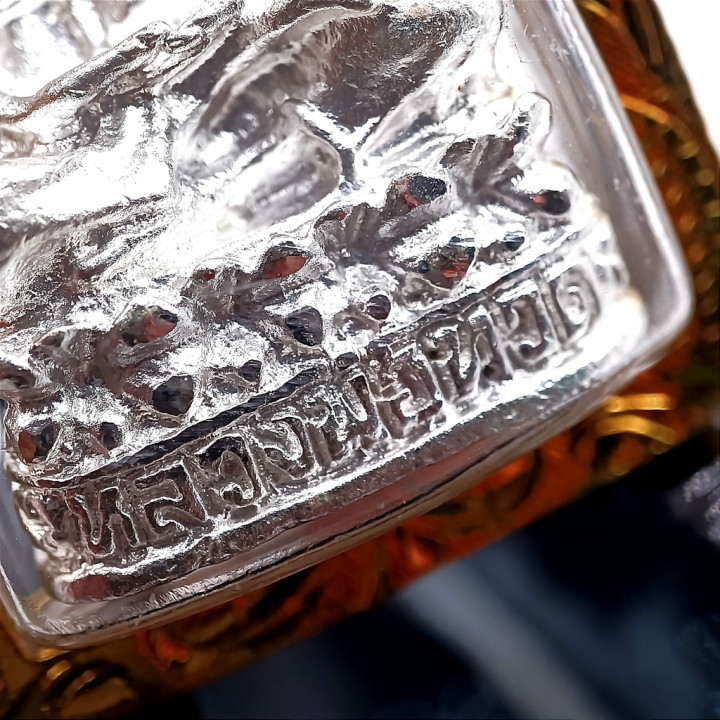 Luang Pu Thuat Silver Plated Amulet Pendant