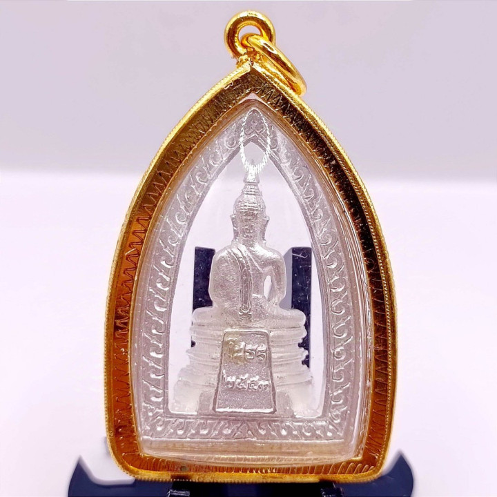 Luang Por Sothorn Buddha Amulet Silver Plated