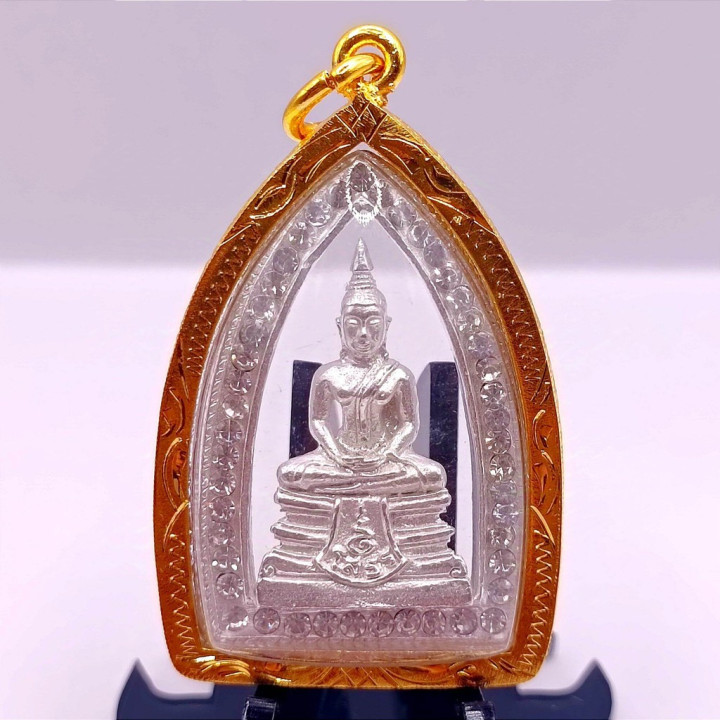 Luang Por Sothorn Buddha Amulet Silver Plated