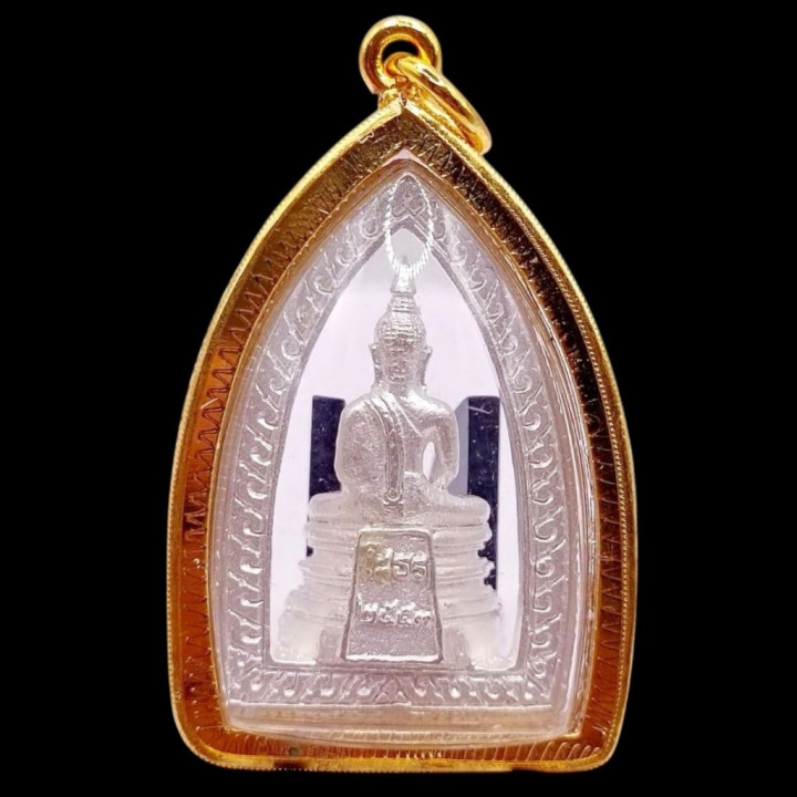 Luang Por Sothorn Buddha Amulet Silver Plated