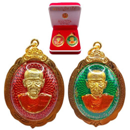 Somdej Wat Rakang Amulet Pendant Set