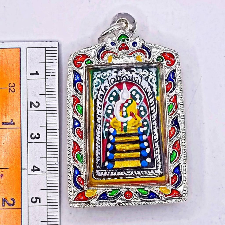 Luang Por Koon Somdej Amulet Silver Plated
