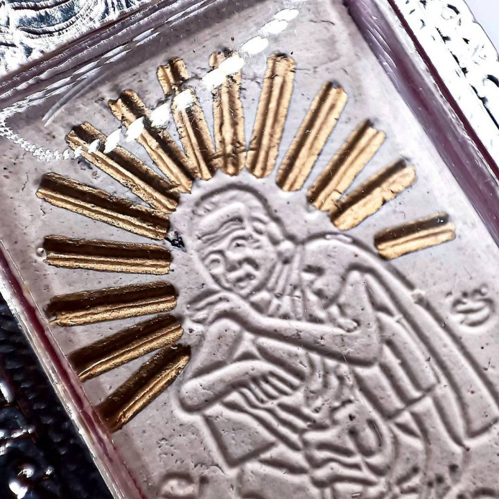 Luang Por Koon Somdej Amulet Silver Plated