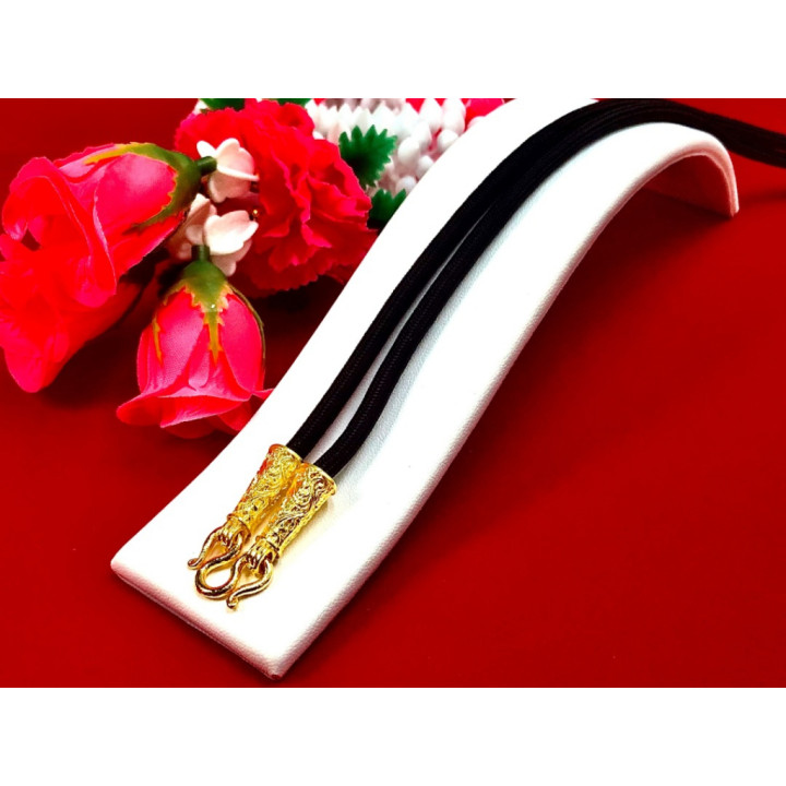 24K Gold Plated Amulet Necklace 24 inch