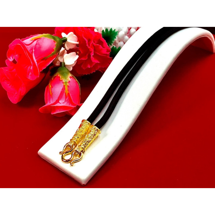 24K Gold Plated Amulet Necklace 24 inch