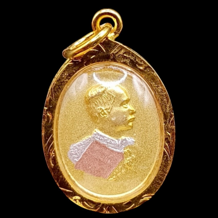 King Rama 5 Phra Phuttha Chinnarat Gold Pendant