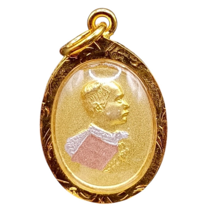 King Rama 5 Phra Phuttha Chinnarat Gold Pendant