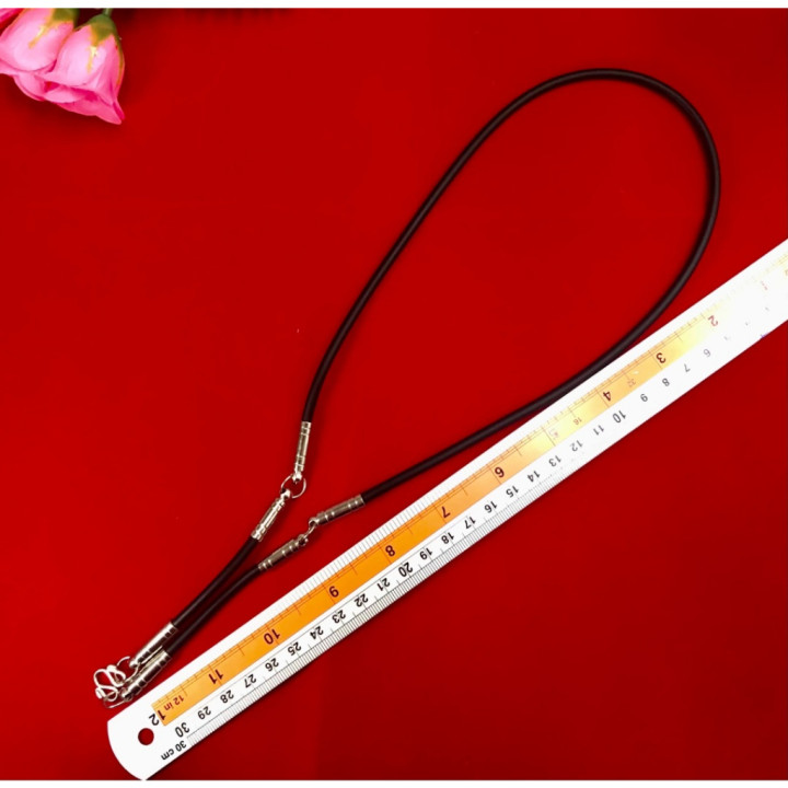 PVC Rope Necklace for 3 Amulets - 24 Inch