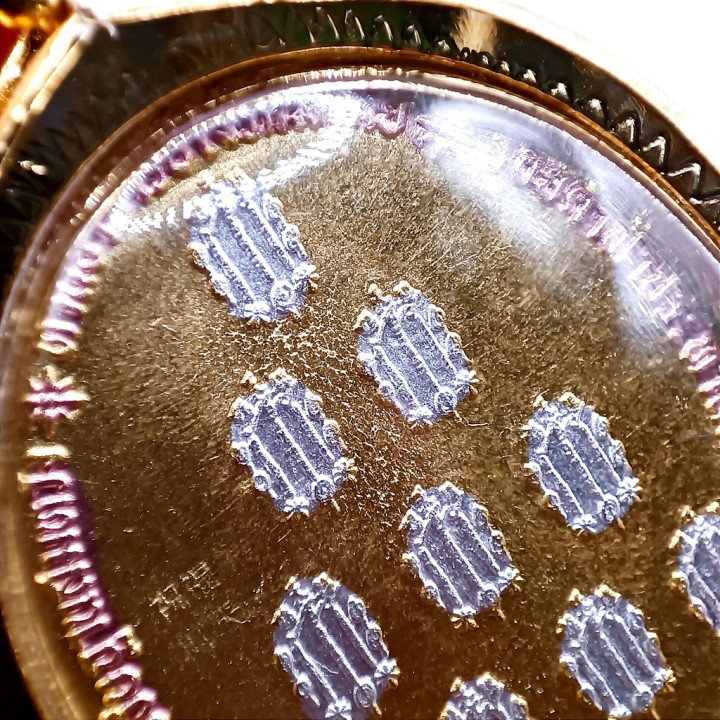 Sian Pae Rong Sri 3K Amulet Micron Gold Case