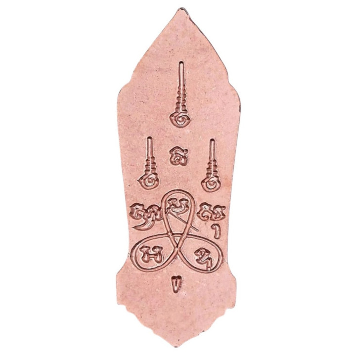Walking Buddha Amulet Pendant Gold Mask