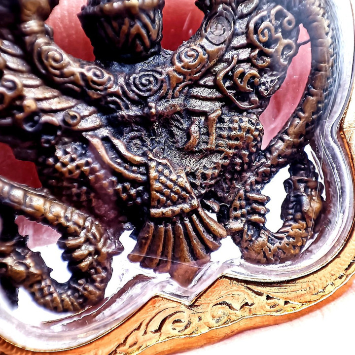 Garuda Phaya Krut Luang Por Pad Amulet Copper