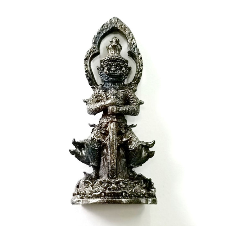 Thao Wessuwan LP Wan Wat Khlong Khun Metal Amulet