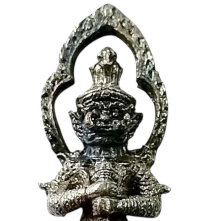 Thao Wessuwan LP Wan Wat Khlong Khun Metal Amulet