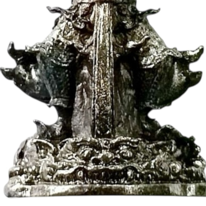 Thao Wessuwan LP Wan Wat Khlong Khun Metal Amulet