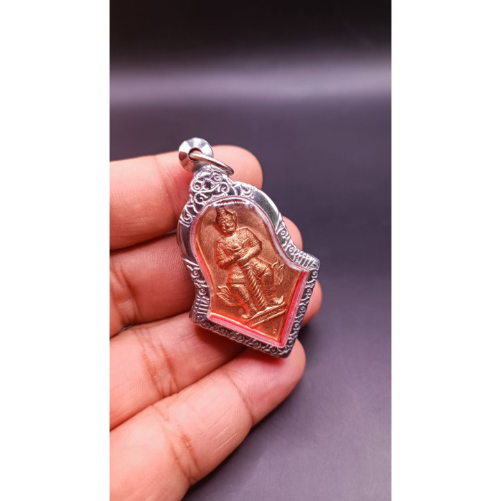 Tao Wessuwan Amulet Wat Chulamanee Copper 2565