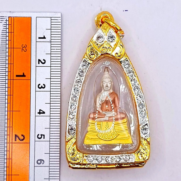 Luang Por Sothorn Buddha Amulet Gold Plated