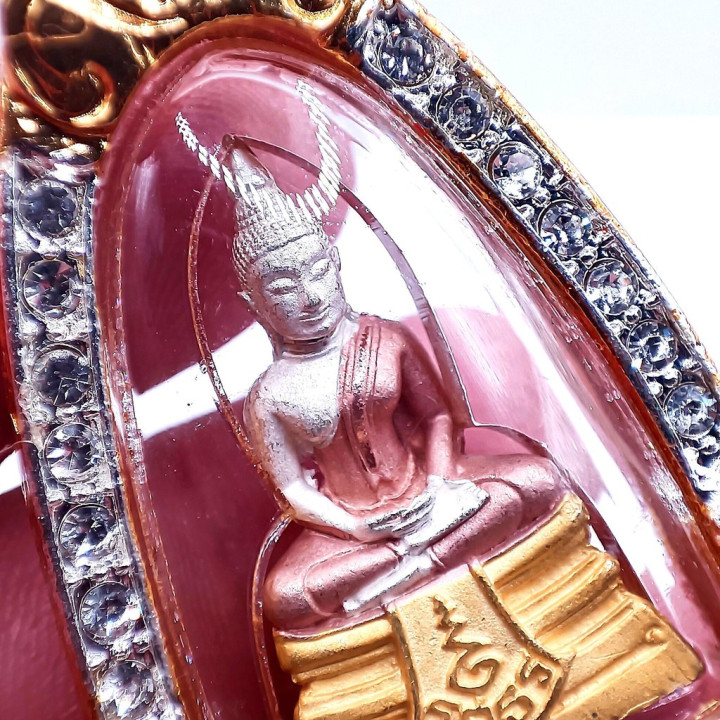 Luang Por Sothorn Buddha Amulet Gold Plated