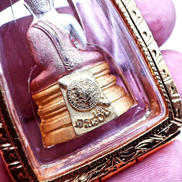 Luang Por Sothorn Buddha Amulet Gold Plated