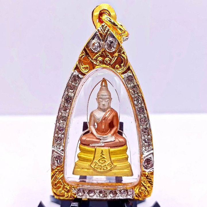 Luang Por Sothorn Buddha Amulet Gold Plated