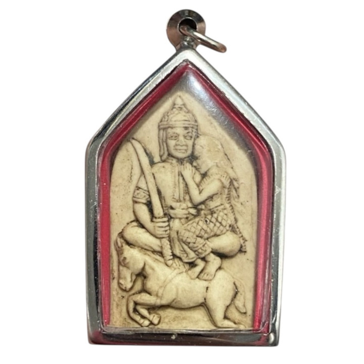 Khun Paen Umnang Amulet Pendant with Yant